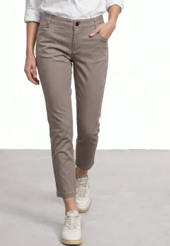 Pantalon 7/8 Slim Leg en satin