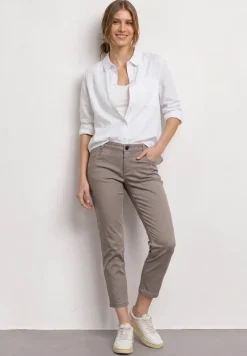 Pantalon 7/8 Slim Leg en satin