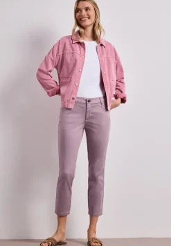 Pantalon 7/8 Slim Leg en satin