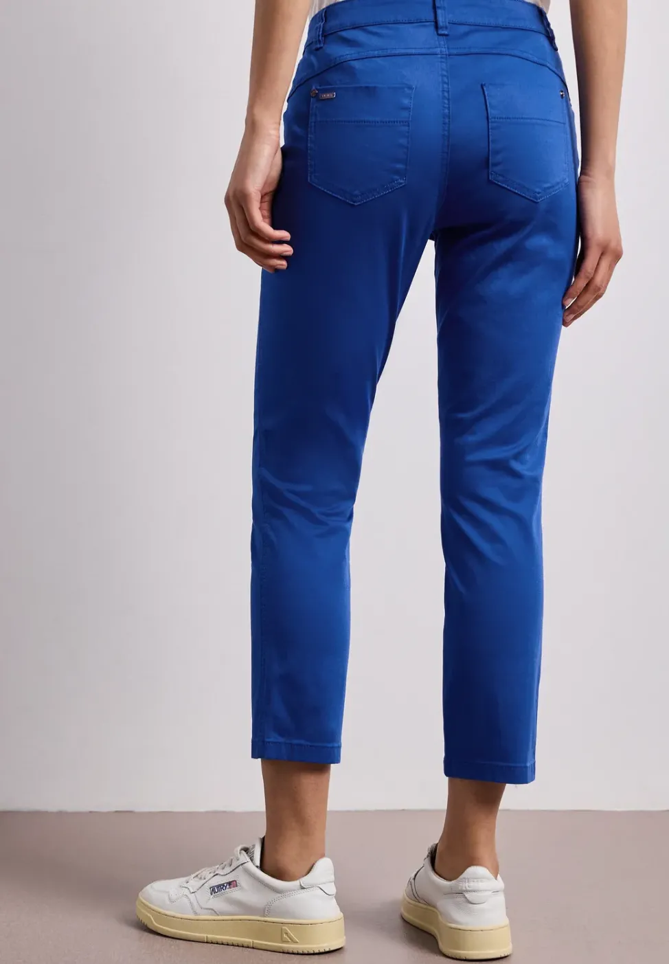 Pantalon 7/8 Slim Leg en satin
