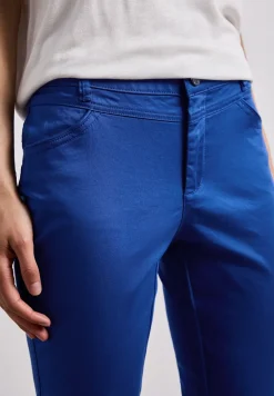 Pantalon 7/8 Slim Leg en satin