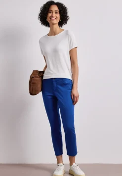 Pantalon 7/8 Slim Leg en satin