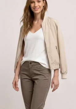 Pantalon 7/8 Slim Leg en satin