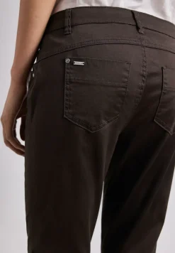 Pantalon 7/8 Slim Leg en satin