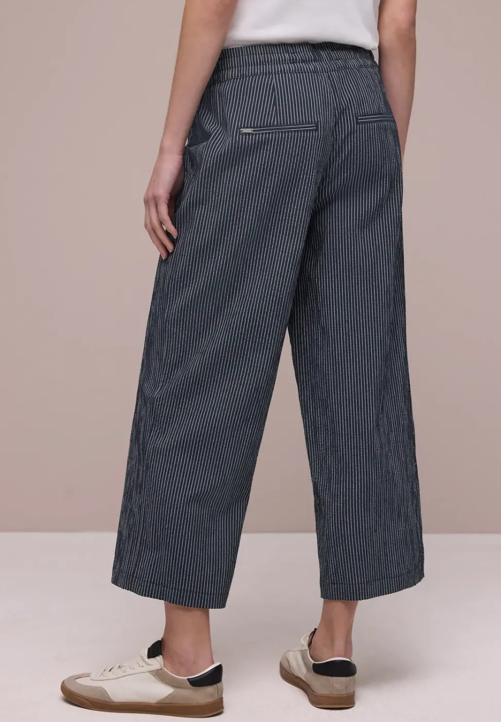 Pantalon structuré Wide Legs