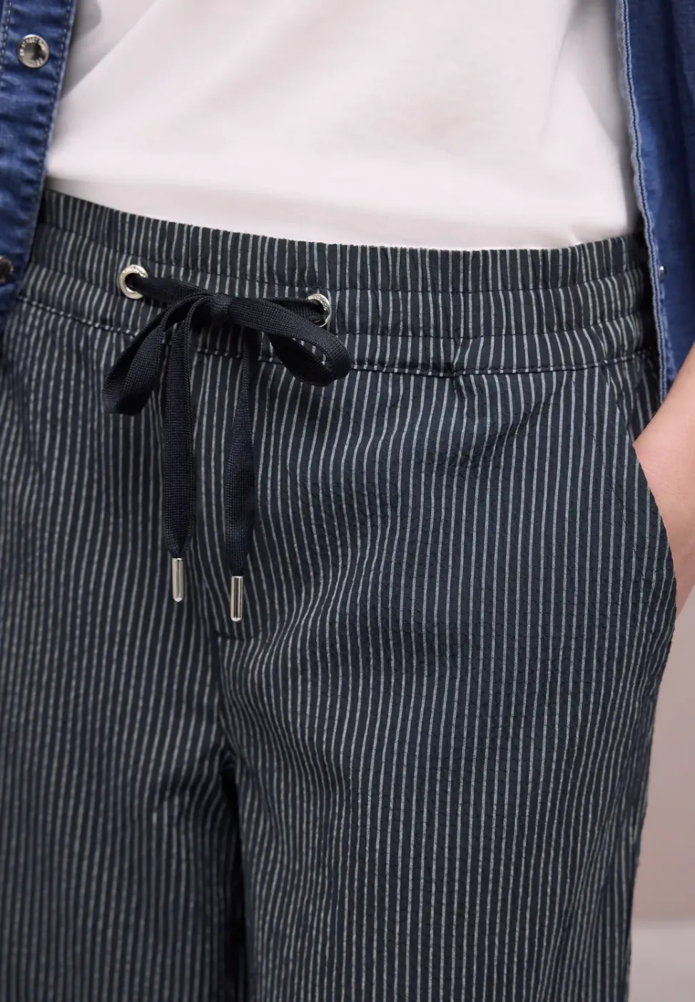 Pantalon structuré Wide Legs