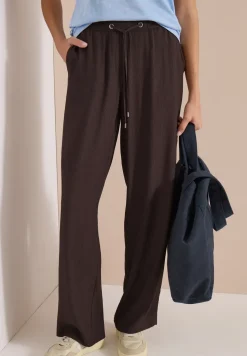 Pantalon taille haute Straight Leg en coupe loose