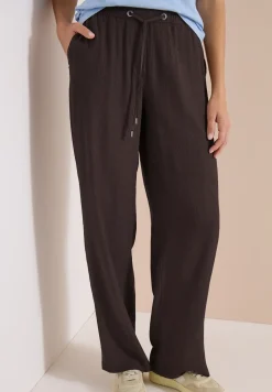 Pantalon taille haute Straight Leg en coupe loose