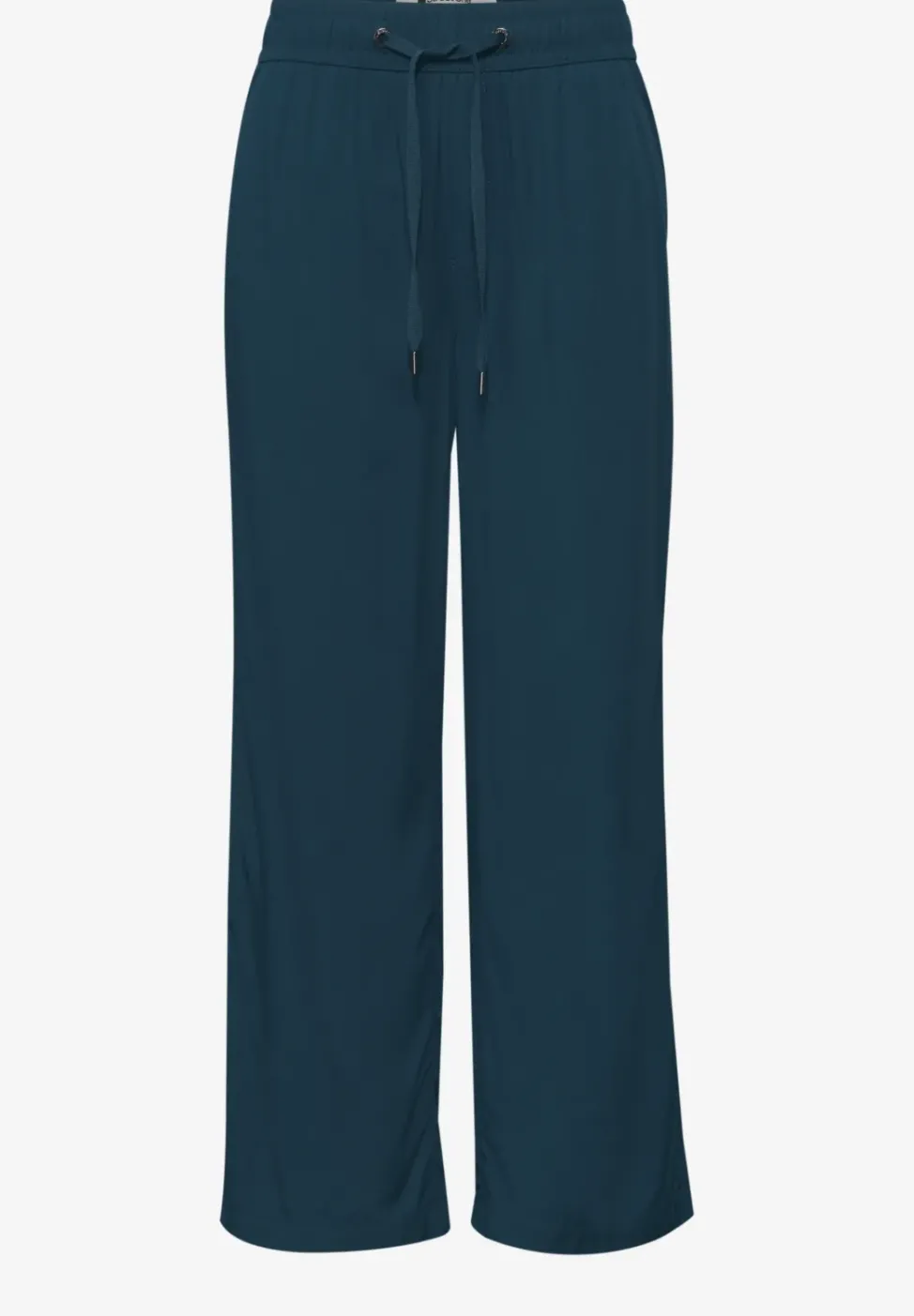 Pantalon taille haute wide leg coupe décontractée