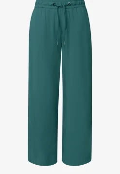 Pantalon taille haute wide leg coupe décontractée