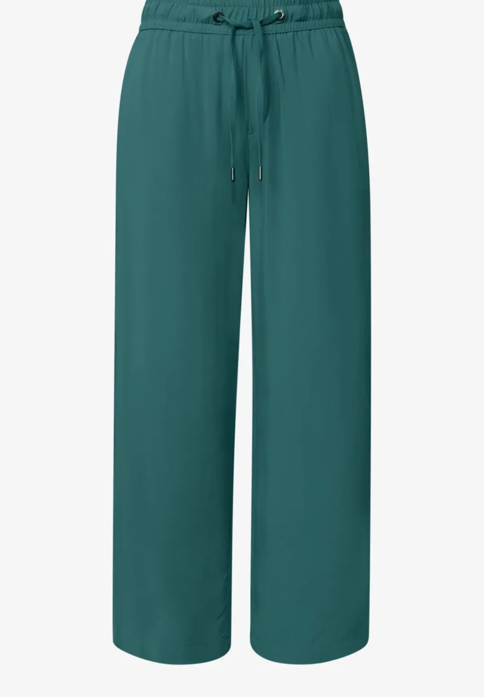 Pantalon taille haute wide leg coupe décontractée