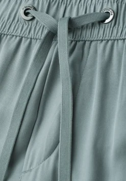Pantalon taille haute wide leg coupe décontractée
