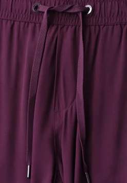 Pantalon taille haute wide leg coupe décontractée