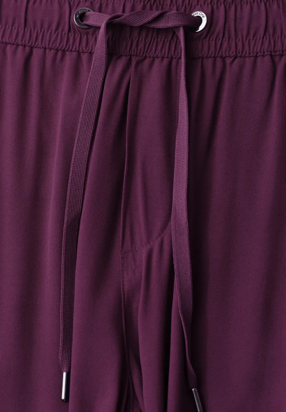 Pantalon taille haute wide leg coupe décontractée
