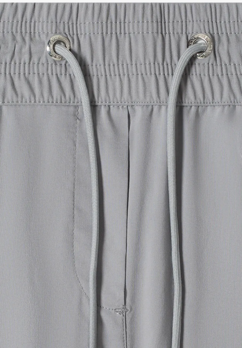 Pantalon taille mi-haute coupe slim