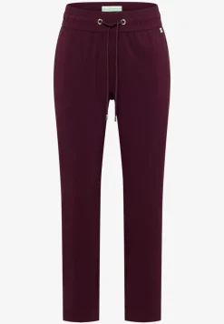 Pantalon taille mi-haute coupe slim