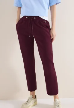 Pantalon taille mi-haute coupe slim