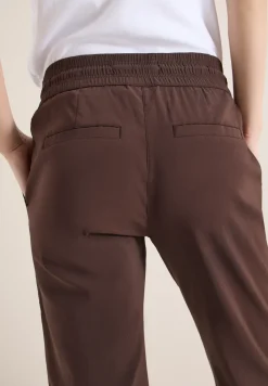 Pantalon taille mi-haute coupe slim