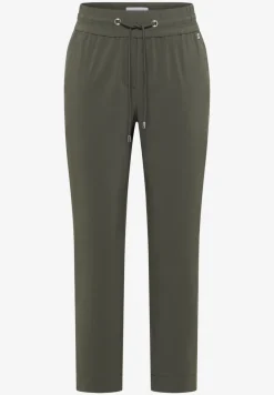Pantalon taille mi-haute coupe slim
