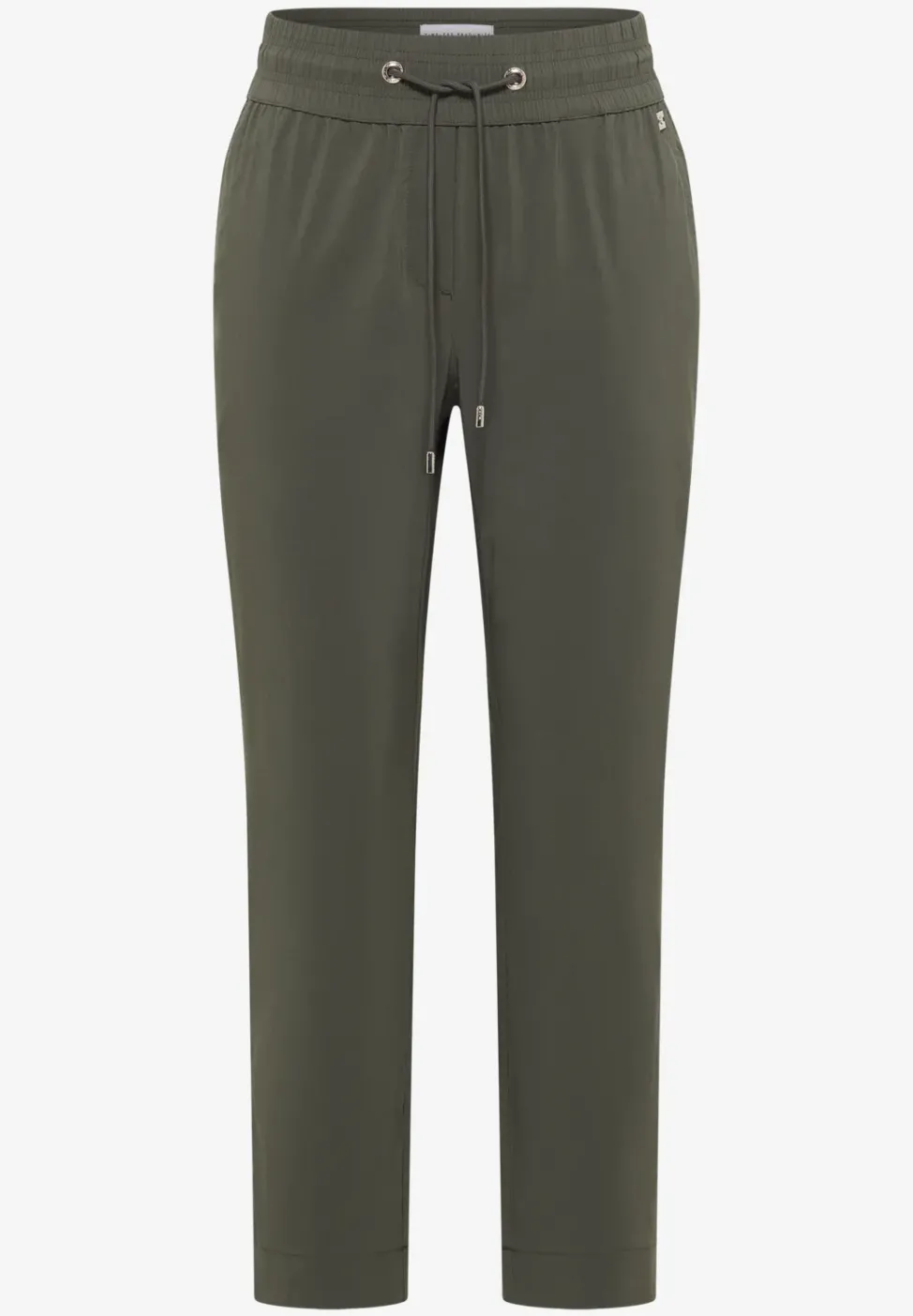Pantalon taille mi-haute coupe slim
