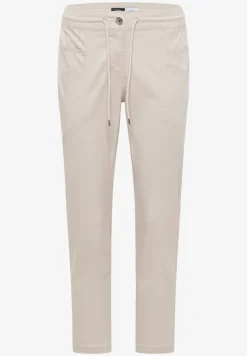 Pantalon taille mi-haute à coupe slim avec effet délavé