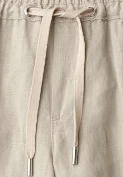 Pantalon wide leg coupe loose en lin