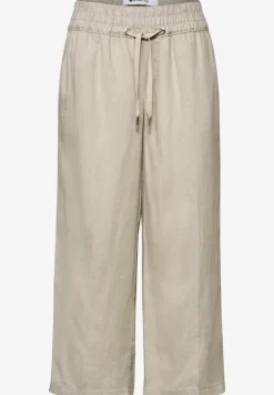 Pantalon wide leg coupe loose en lin