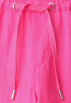 Pantalon wide leg coupe loose en lin