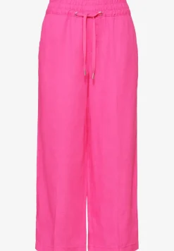 Pantalon wide leg coupe loose en lin