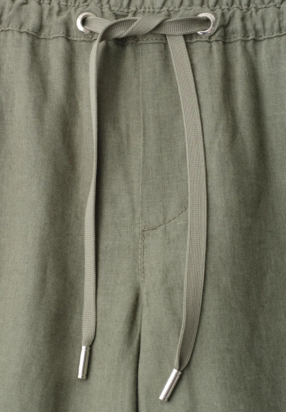 Pantalon wide leg coupe loose en lin