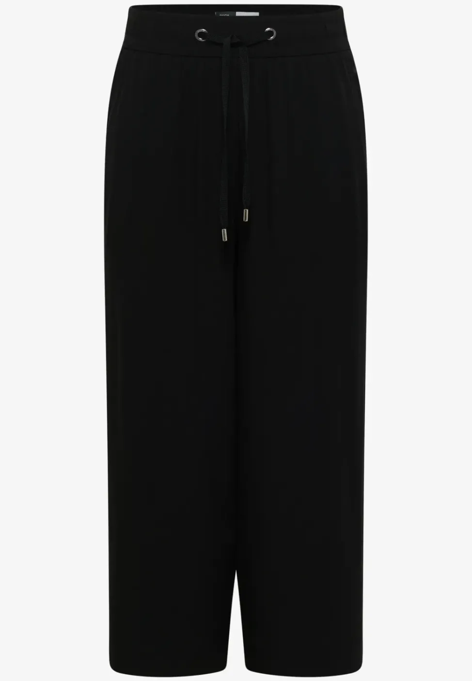 Pantalon 3/4 wide leg en coupe décontractée