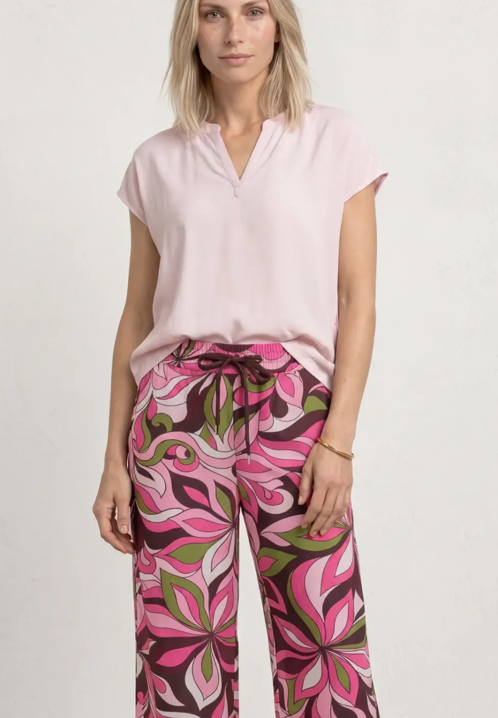 Pantalon 7/8 Wide Leg en coupe loose