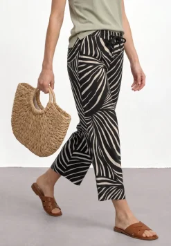 Pantalon 7/8 Wide Leg en coupe loose