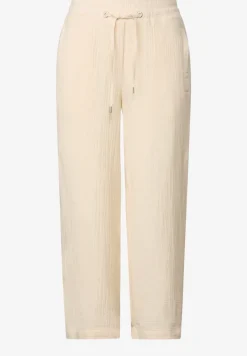 Pantalon 3/4 Wide Leg Musselin