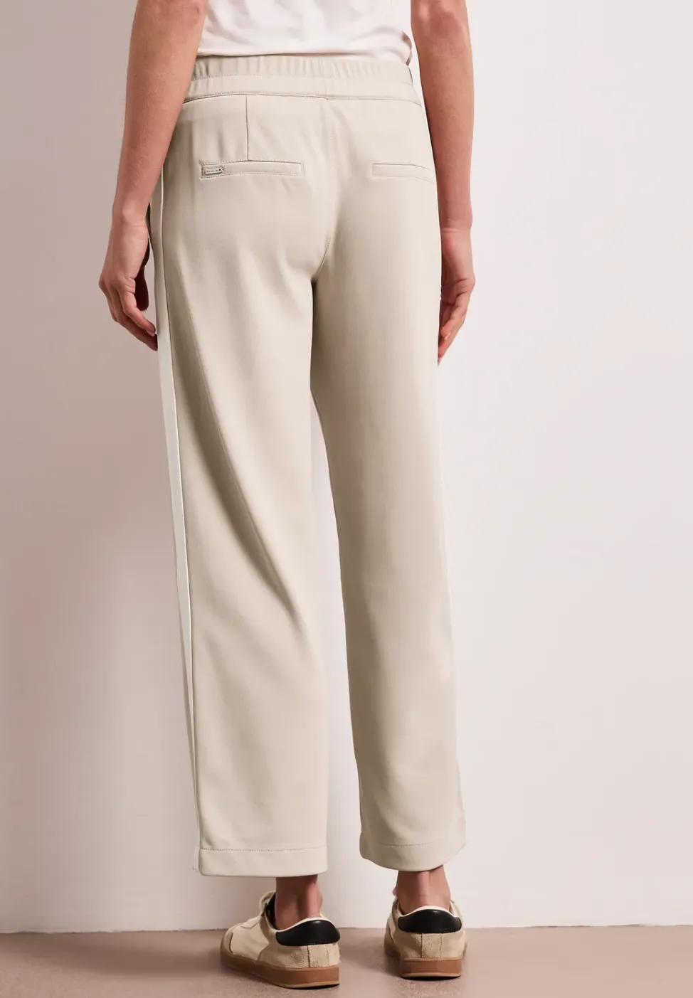 Pantalon Wide Leg à rayures gallon