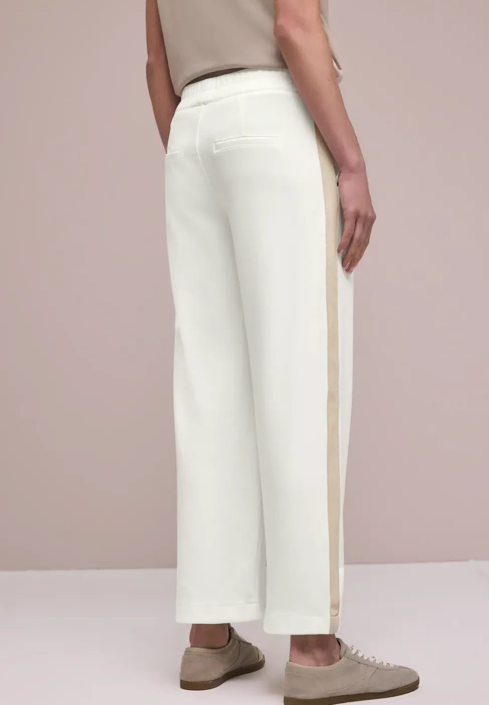 Pantalon Wide Leg à rayures gallon
