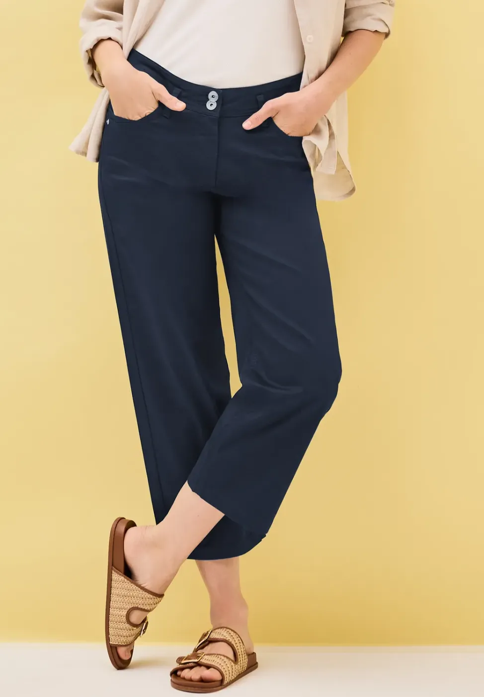 Pantalon 7/8 Wide Legs