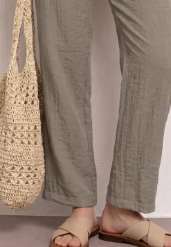 Pantalon Wide Legs avec ceinture, coupe décontractée