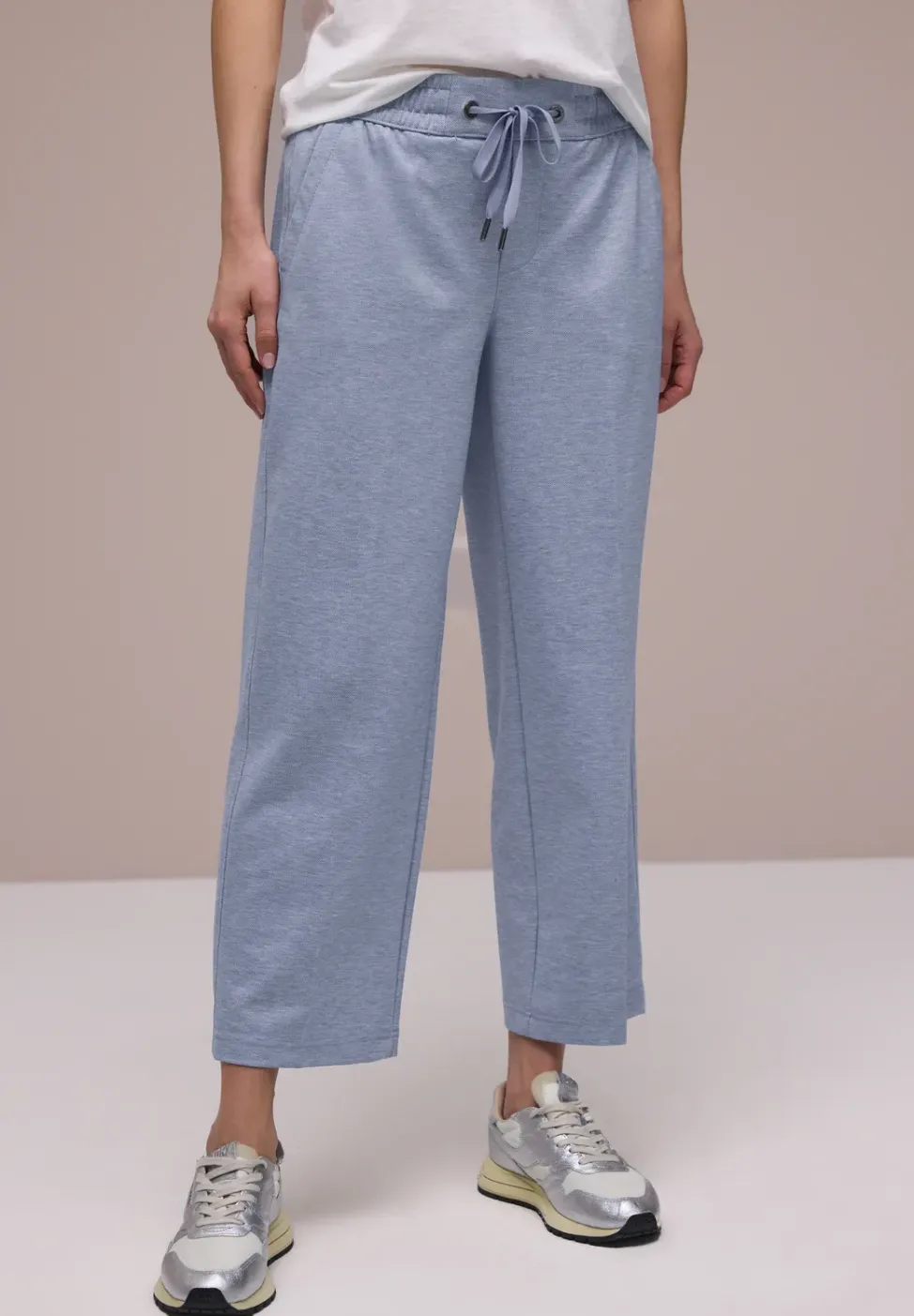 Pantalon Wide Legs avec taille élastique