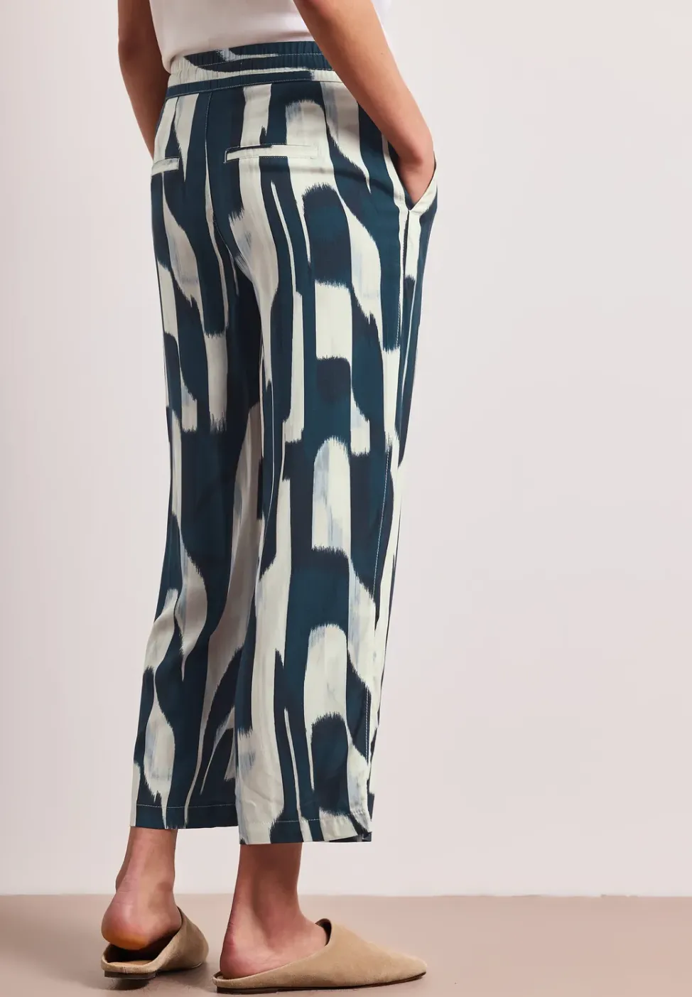 Pantalon Wide Legs à motifs