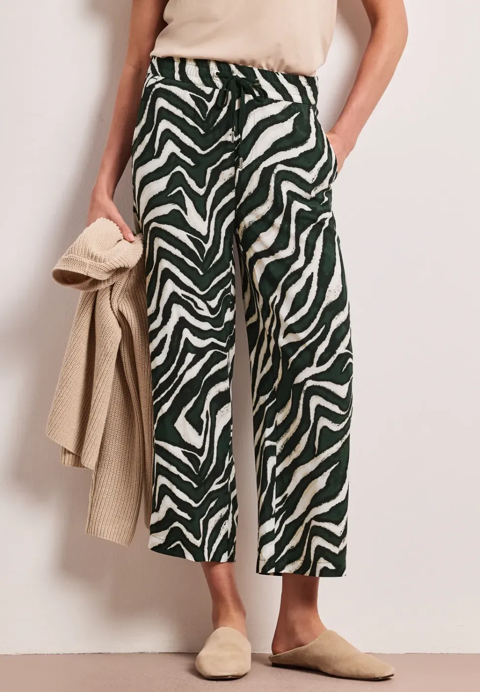Pantalon Wide Legs à motifs