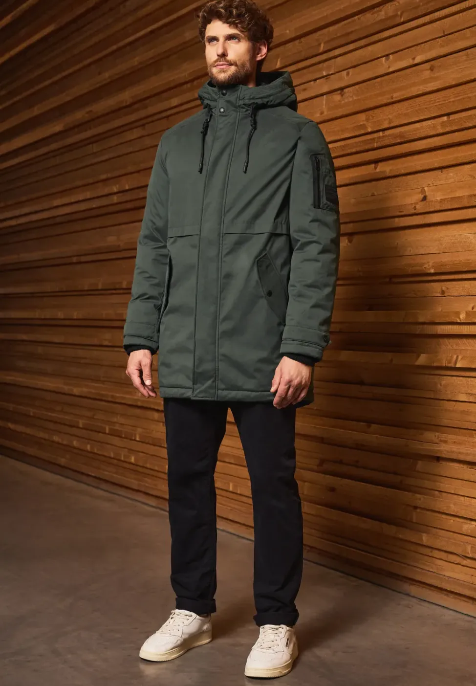 Parka avec capuche