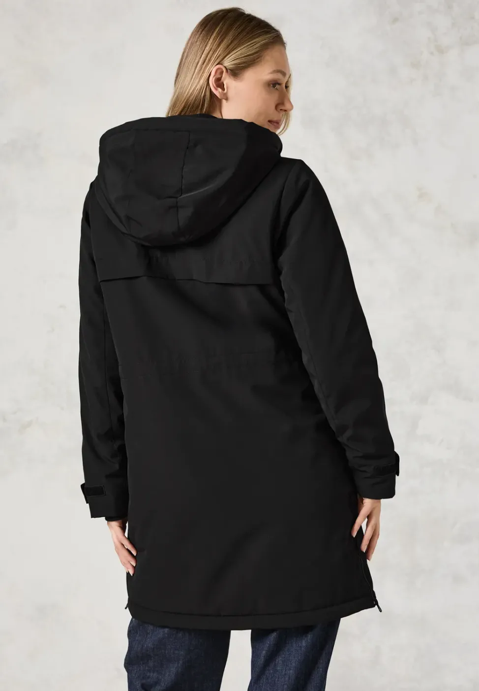 Parka avec capuche amovible