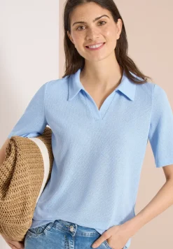 Polo à manches courtes en couleur unie