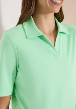 Polo à manches courtes en couleur unie