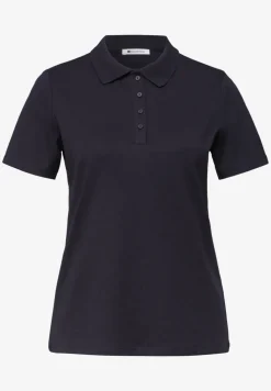 Polo à manches courtes en maille côtelée