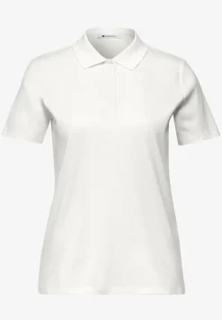 Polo à manches courtes en maille côtelée