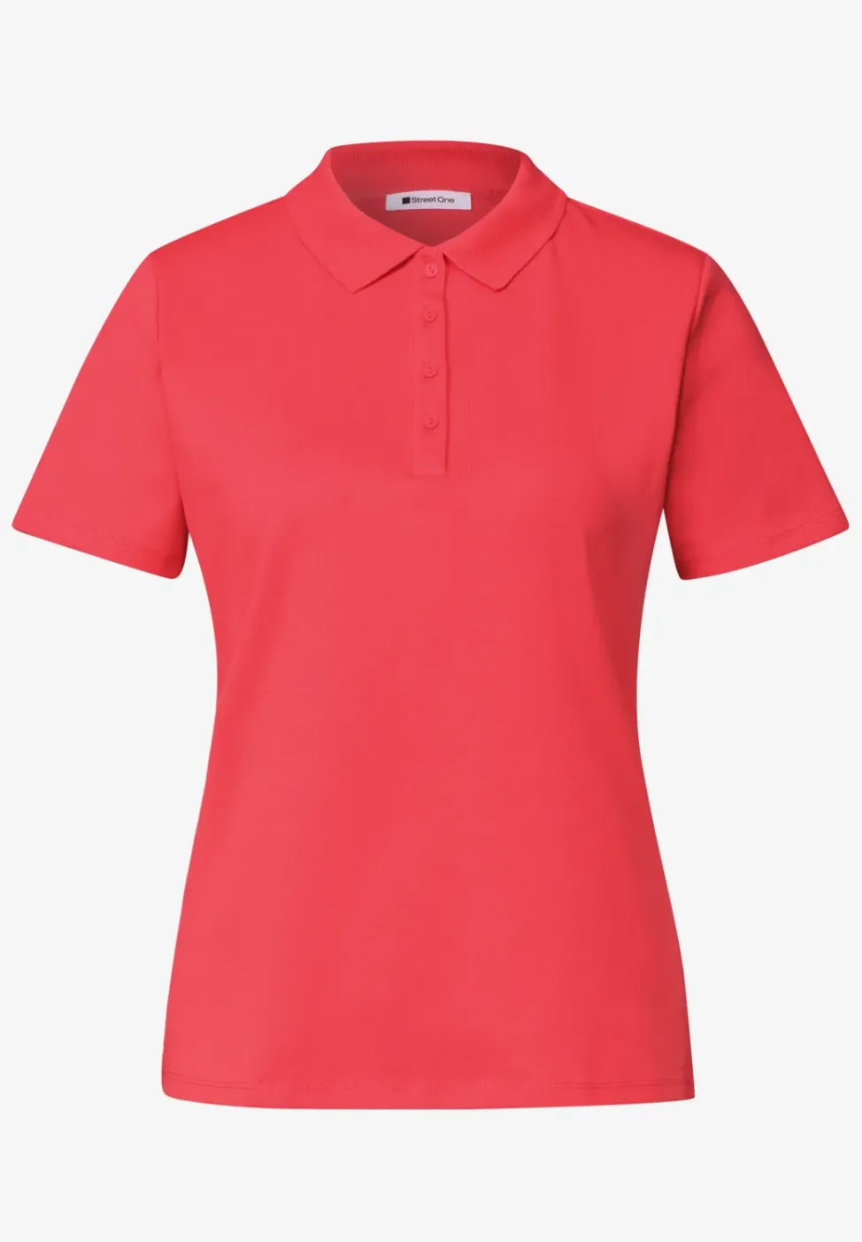 Polo à manches courtes en maille côtelée