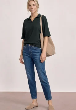 Polo avec élastique à la taille