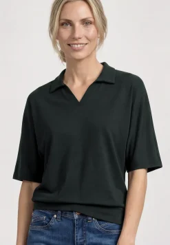 Polo avec élastique à la taille